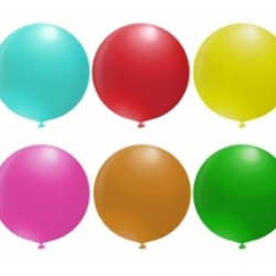 1li 45 inç Pastel Renk Dekorasyon Balon