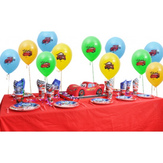 10 Kişilik Cars 2 Ekonomik Set