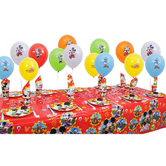 10 Kişilik Mickey Club House Mini Set