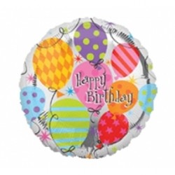 18 İnç Birthday Balloons Folyo Balon