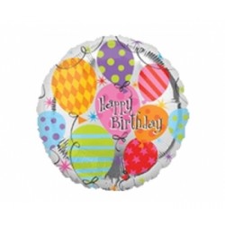 18 İnç Birthday Balloons Folyo Balon