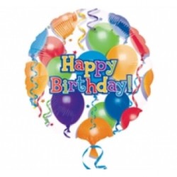 18 İnç Birthday Balloons N Star Folyo Balon