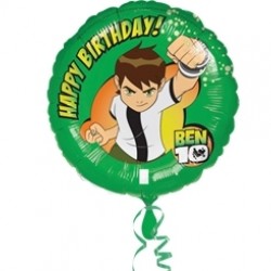 18 inç Ben 10 Happy Birthday Folyo Balon
