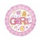 18 inç Its a Girl Yuvarlak Folyo Balon