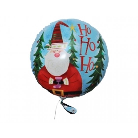 18 inç Noel Baba Paketli Folyo Balon