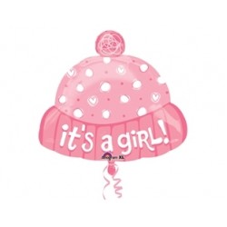 18 inç Shape Its a Girl Hat Paketli Folyo Balon
