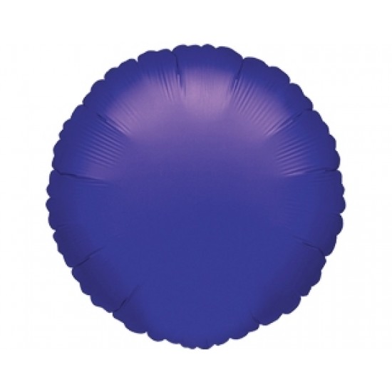 19 inç Violet Renk Düz Yuvarlak Folyo Balon