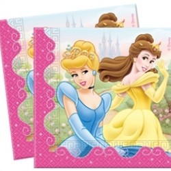 20 Adet 33x33 Santim Prenses Fairytale Kağıt Peçete