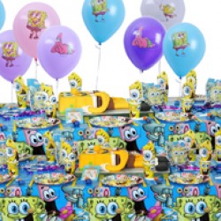 20 Kişilik Sponge Bob Party Süper Set