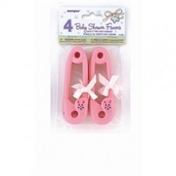 2 Adet Baby Pink Ribbon Fovors
