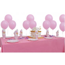 8 Kişilik Baby Shower Pink Mini Parti Seti