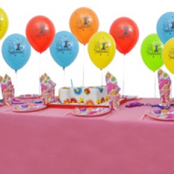 8 Kişilik First Birthday Pink Ekonomik Set