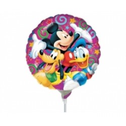 9 inç Disney Mickey ve Arkadaşları Kutlama Folyo Balon