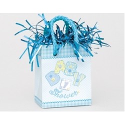 Baby Blue Stitching Mini Çantalı Balon Ağırlığı