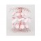 Baby Pink Stitching Püsküllü Mini Süs