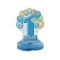 First Birthday Balloons Blue Orta Süsü