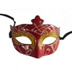 Gold Kırmızı Karışık Maske
