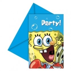 Sponge Bob Party Davetiye