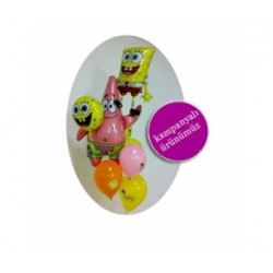 Sünger Bob Uçan Balon Demeti 1