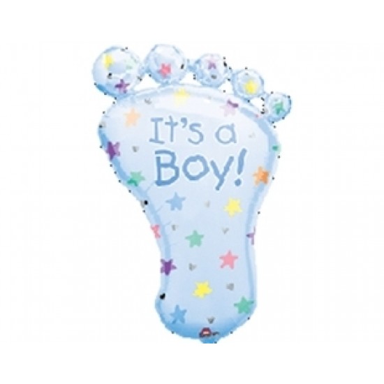 Supershape Its a Boy Foot Folyo Balon