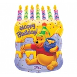 SuperShape Winnie The Pooh Doğum Günü Pastası Balon